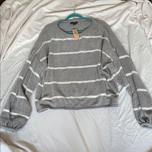Soft American Eagles Striped Sweater